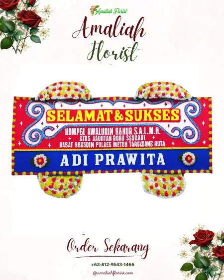 Papan Bunga Ucapan Selamat Mojodanu